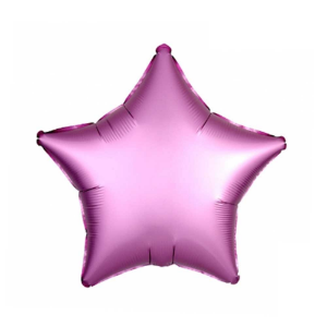 사틴풍선 별 45cm 핑크