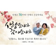 [환갑/회갑/칠순 현수막]매화(포토형)